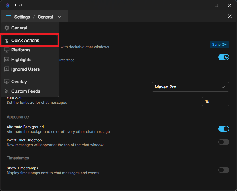 Step 2 — Add a Quick Action