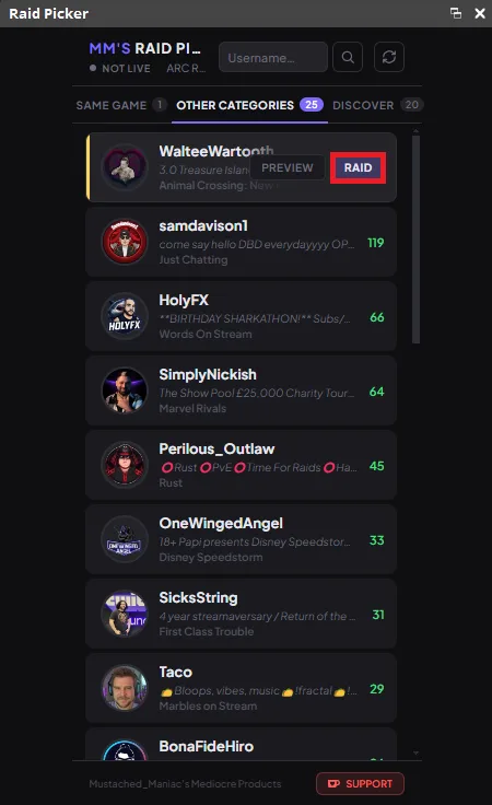 Step 1 — Select a Channel