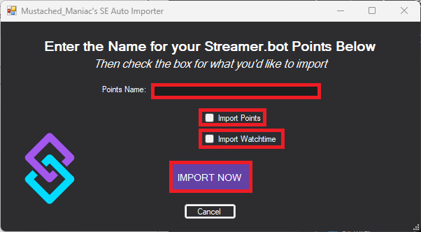 Naming Stream Elements Points