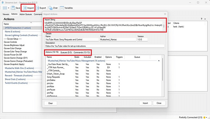 Importing YouTube Music Song Requests and Controls into Streamer.bot